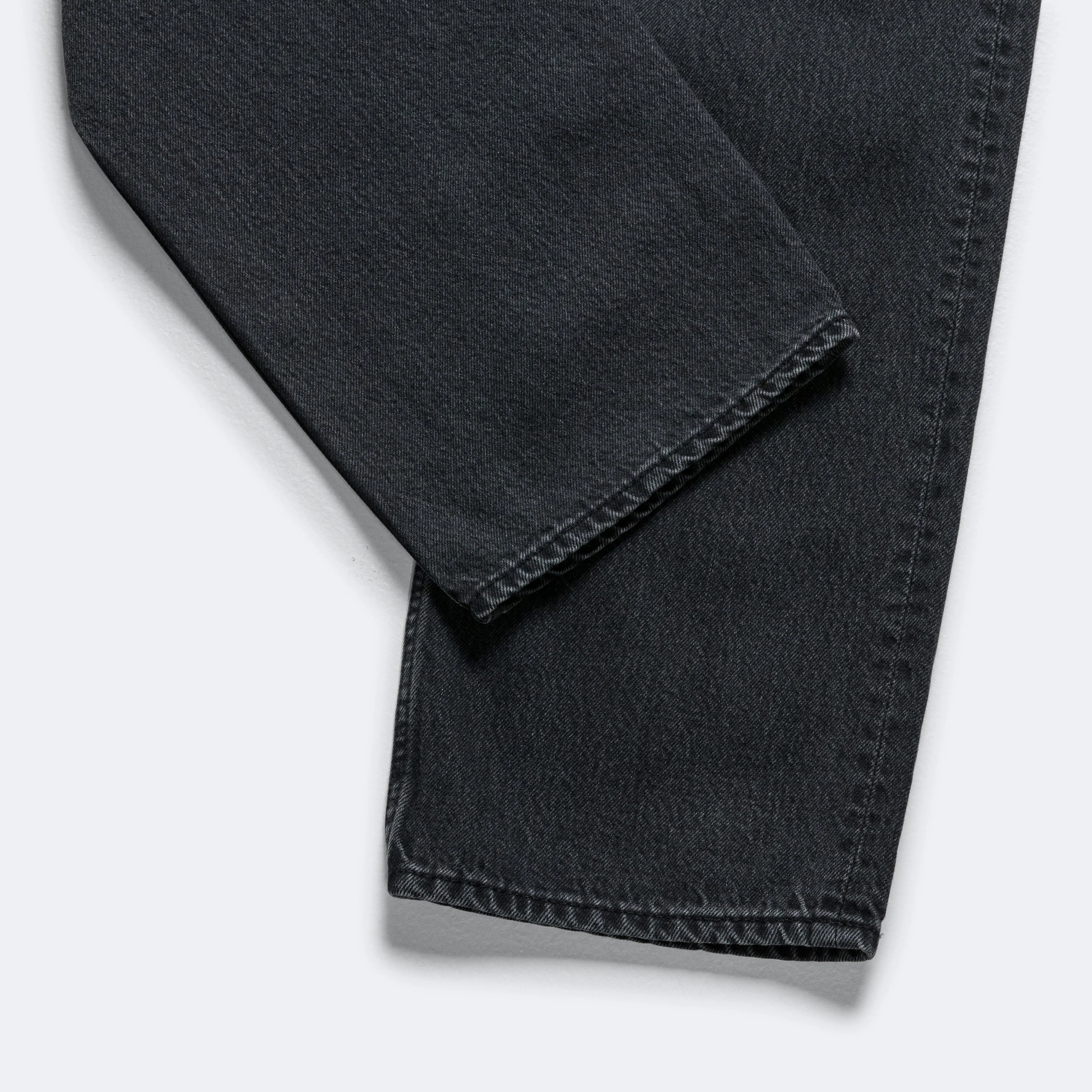 101 Dad's Fit Denim Pants - Black Denim Stone Wash