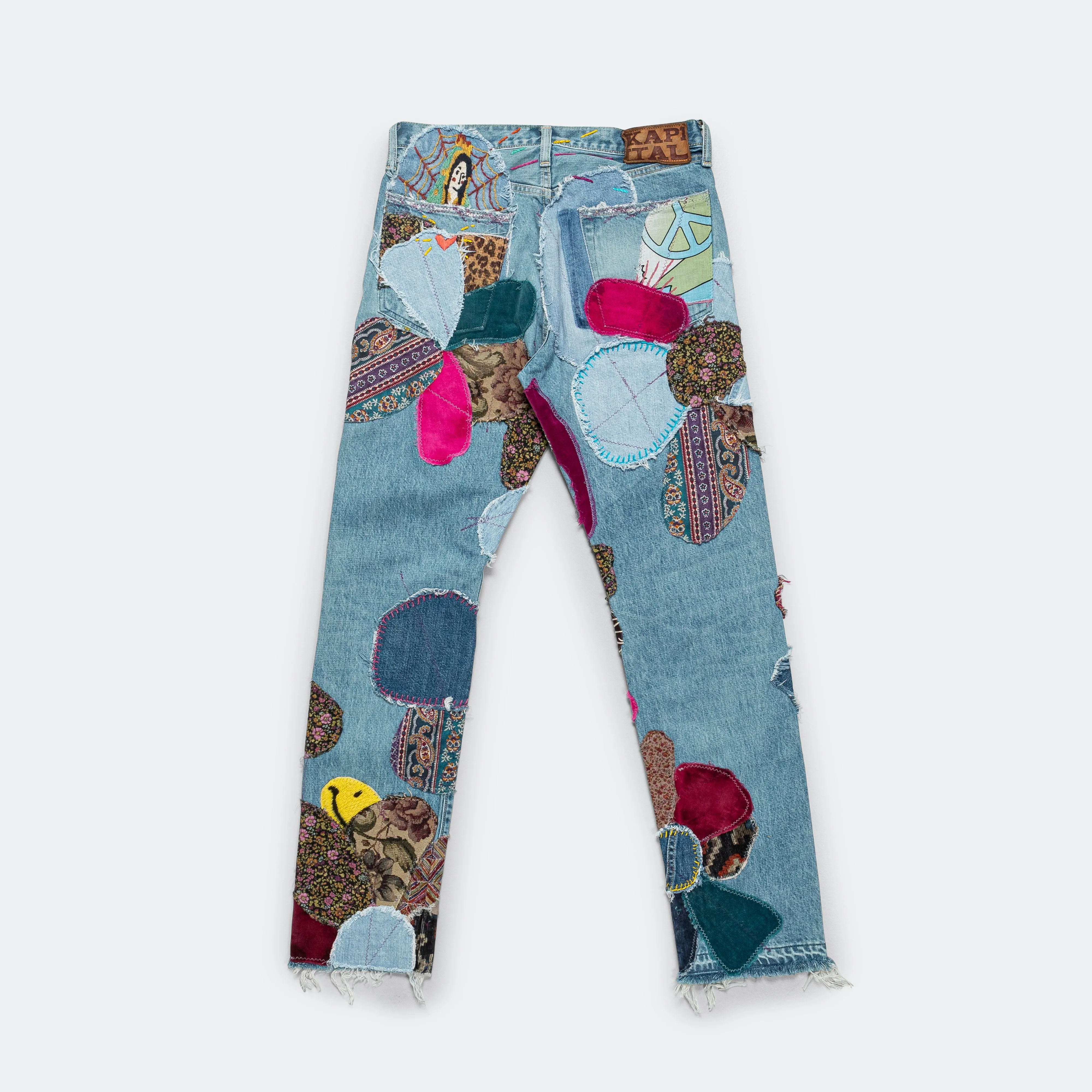 14oz Denim CRAZY EL PASO 5P MONKEY CISCO (HIPPIE) - Pro