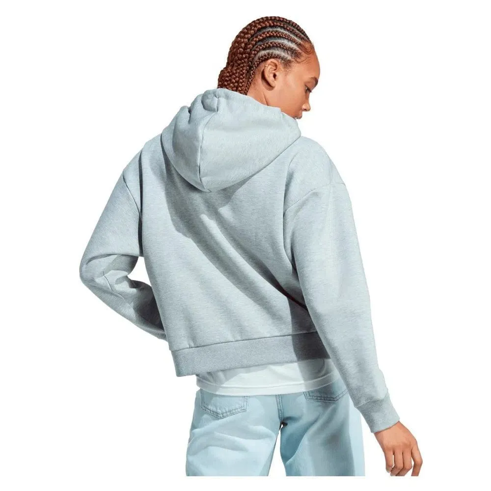 ADIDAS WOMEN'S BADGE OF SPORT GREY HOODIE