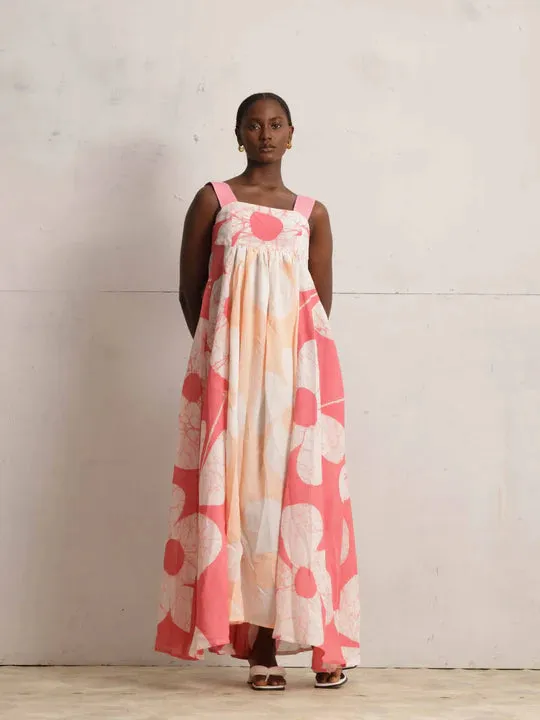 AGA CULTURE Arike Sai Gobe floor-length dress