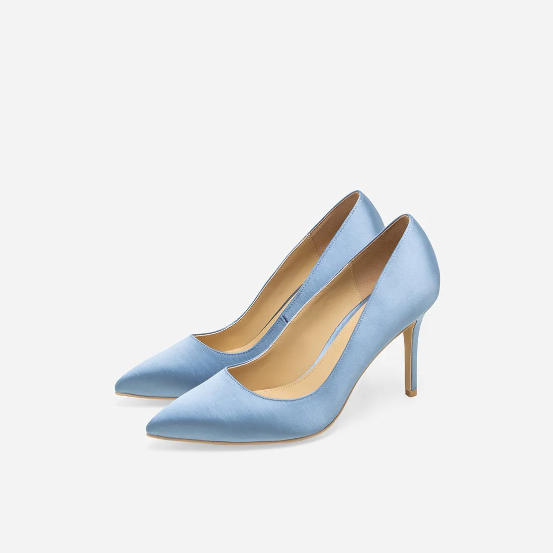 Athena Satin Pumps