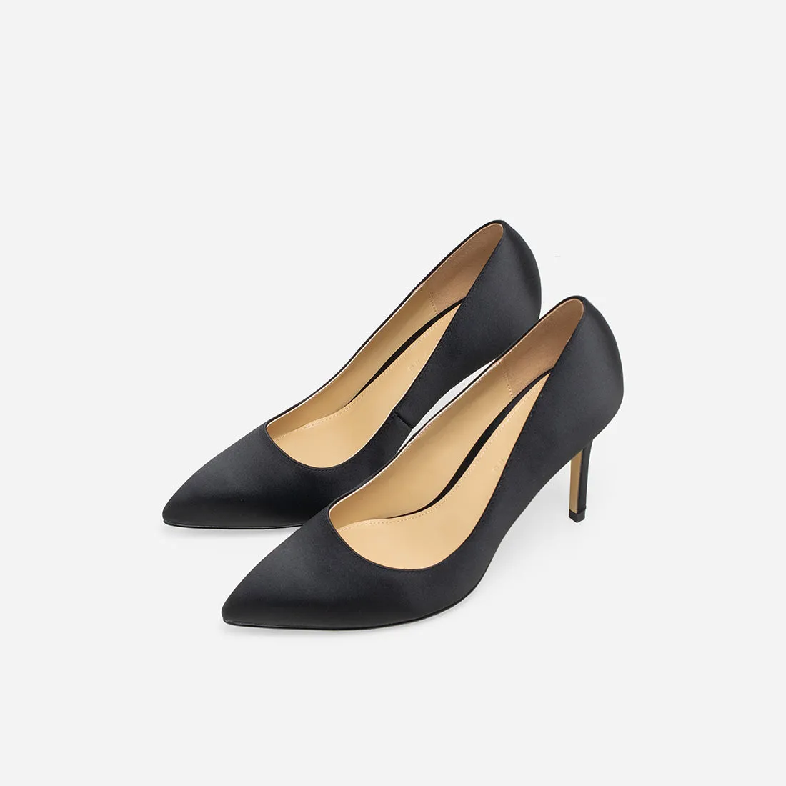 Athena Satin Pumps