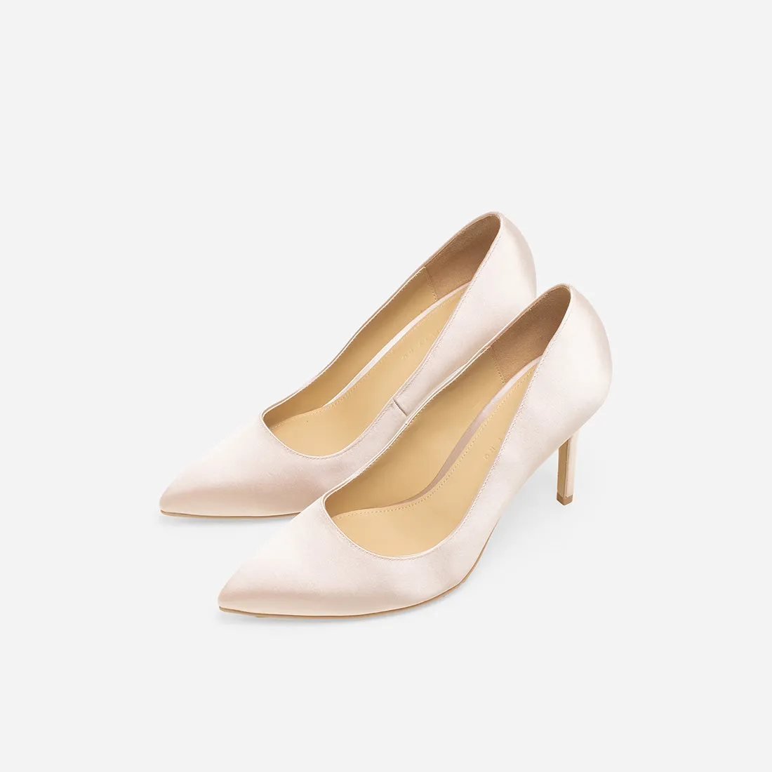 Athena Satin Pumps