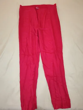 Attractive Pink Color Plain Cotton Palazzo Pants