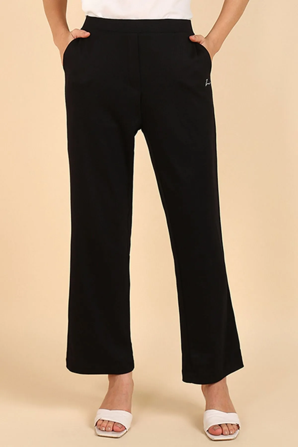 Black Flare Pants (Pregnancy & Postpartum)