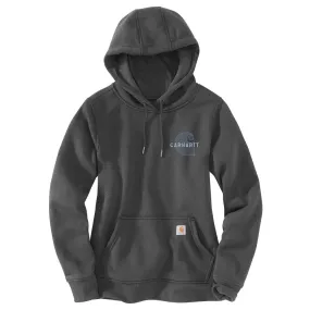 'Carhartt' Women's Rain Defender Graphic Hoodie - Carbon Heather