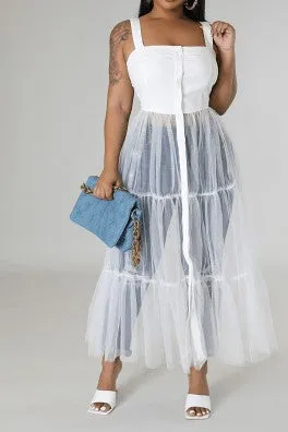 Clara Tulle Tank Top