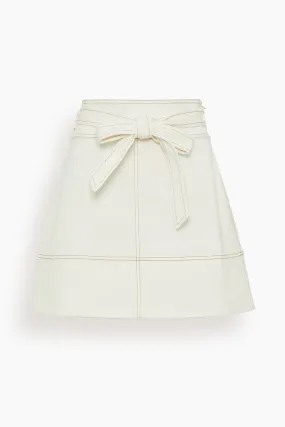 Chalk White Courtney Skirt for Trendy Style