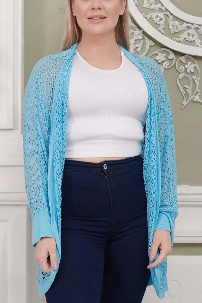 Crochet Pattern Mesh Cardigan