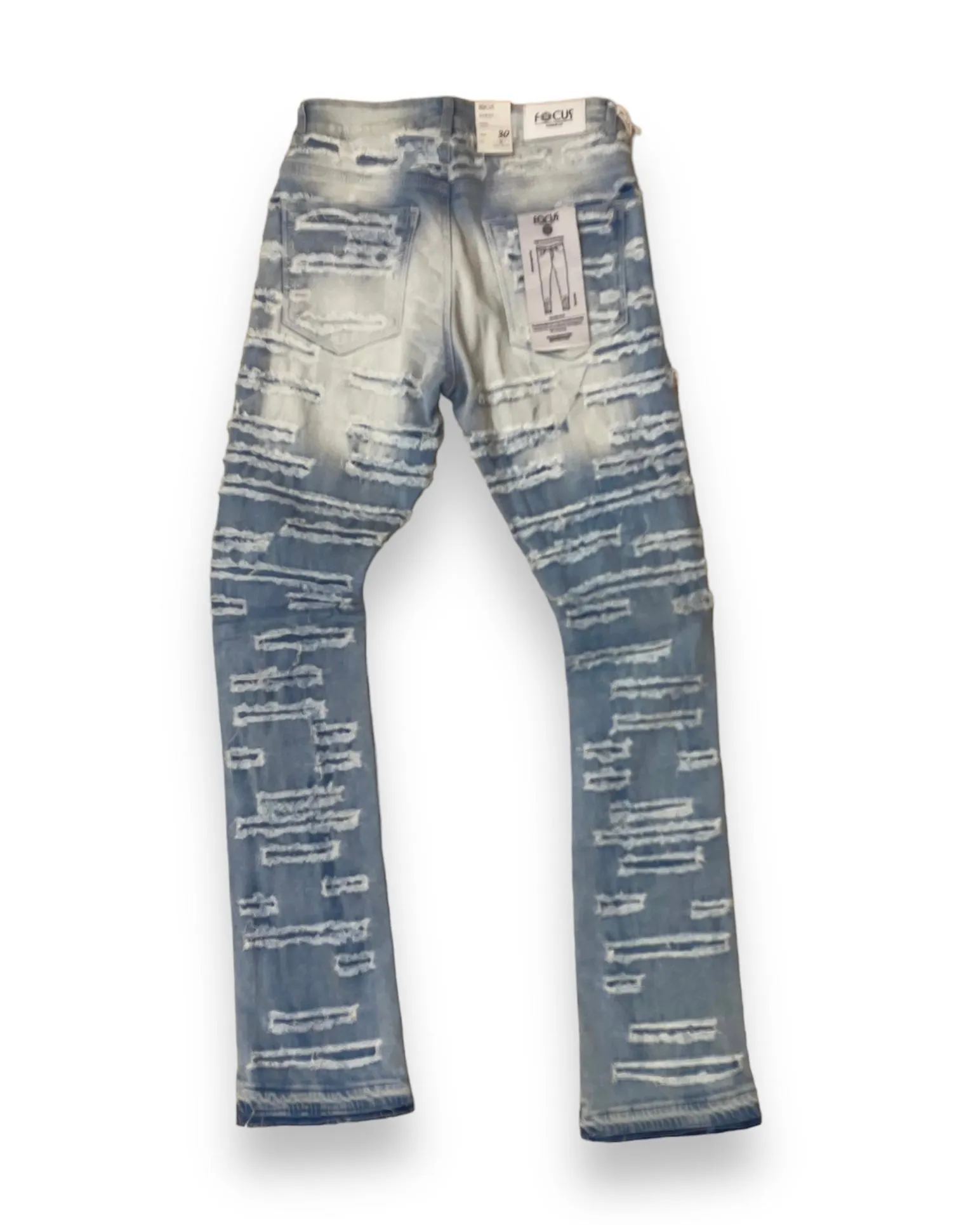 Debris Stacked Denim Jean