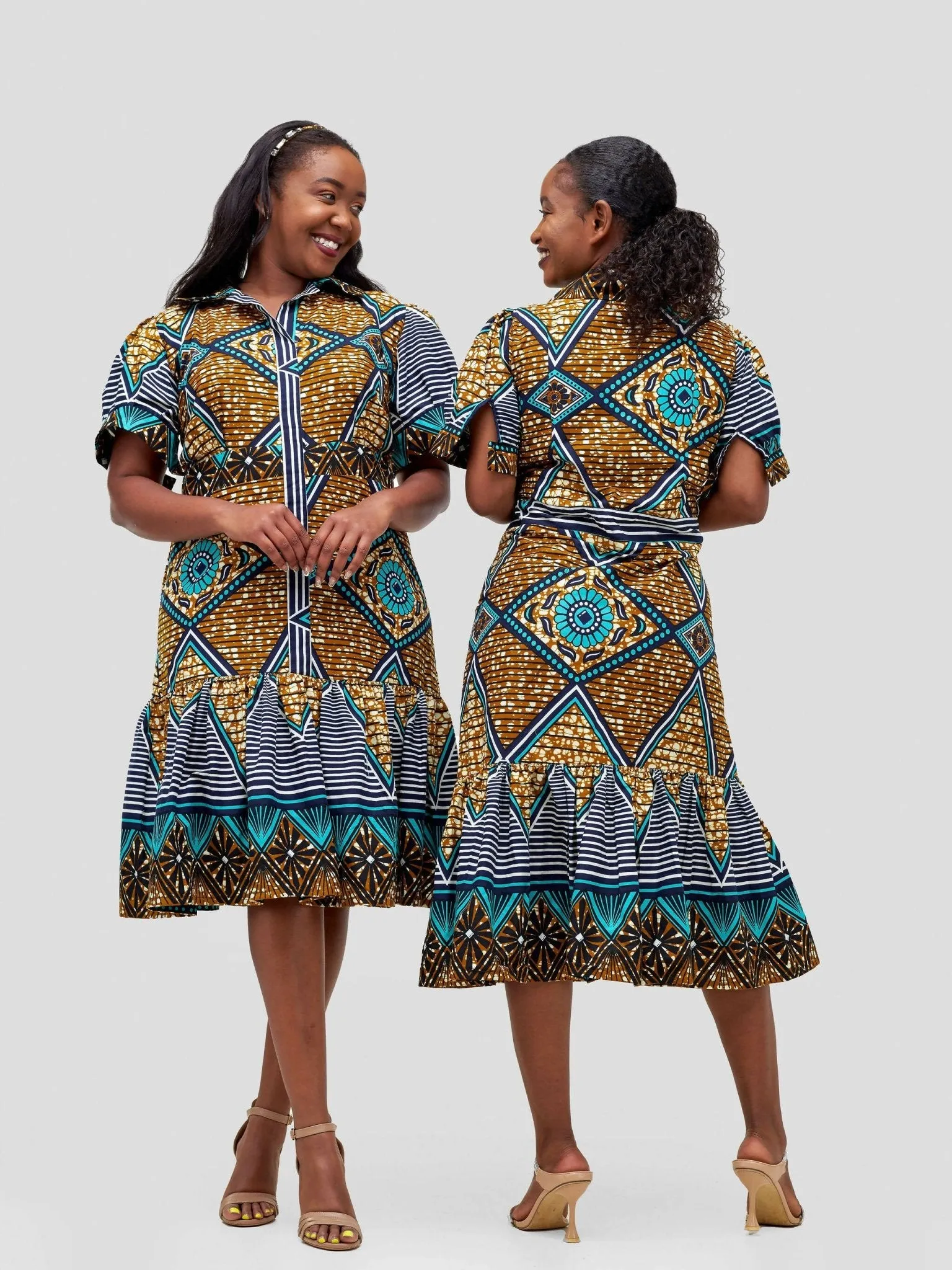 Dewuor Azuri Dress - Turquoise