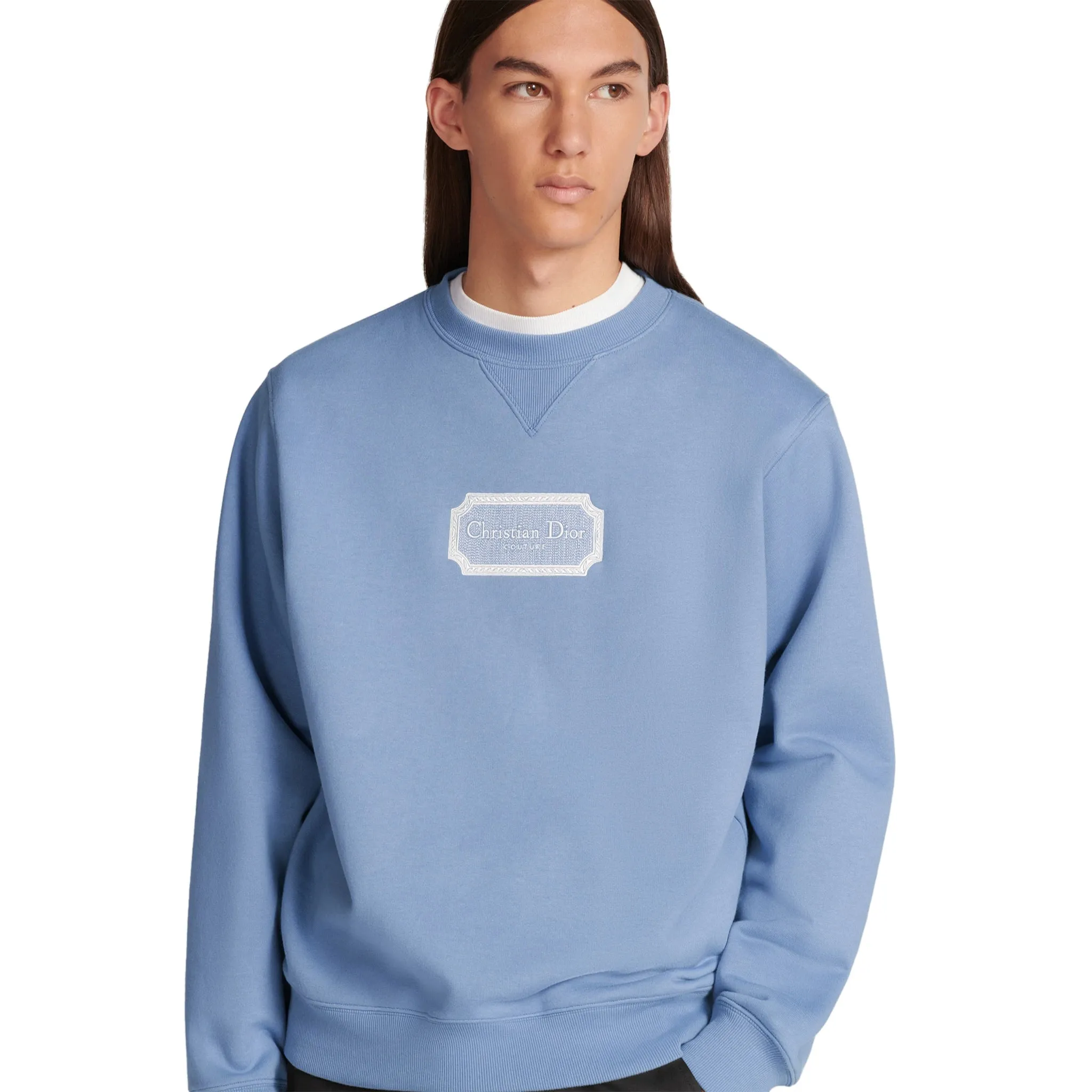 Dior 'Christian Dior Couture' Relaxed Fit Blue Sweatshirt