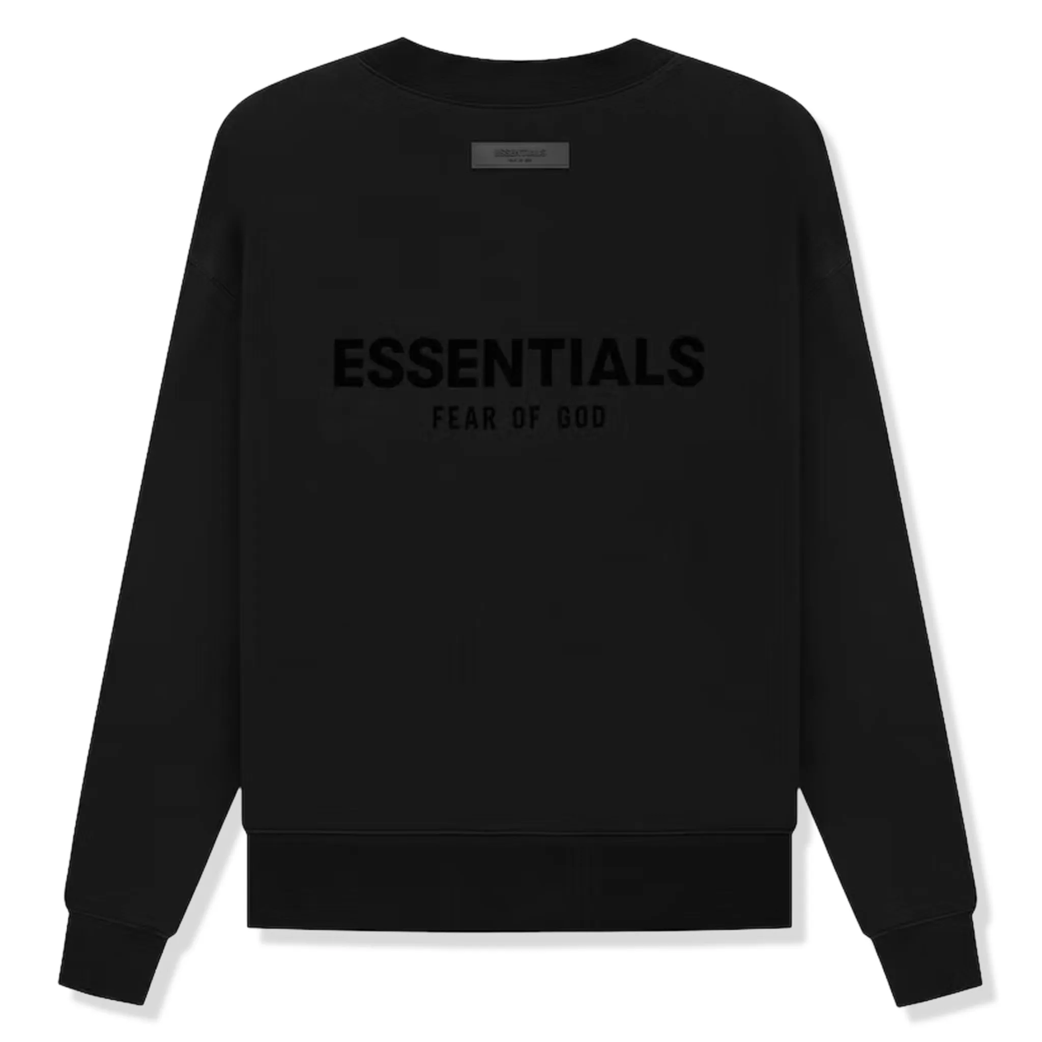 Fear of God Essentials Black Crewneck (SS22)