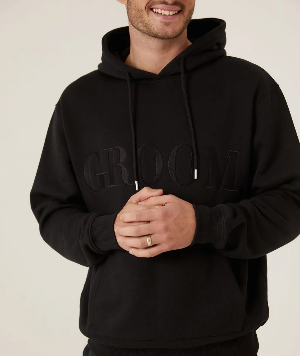 Groom Hoodie - Black