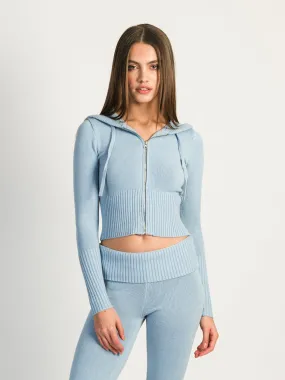 HARLOW BROOKE SWEATER - BABY BLUE