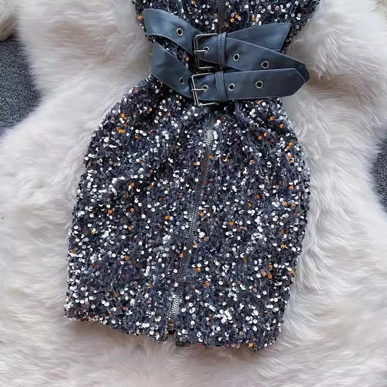 Helly Party Sequined Dress