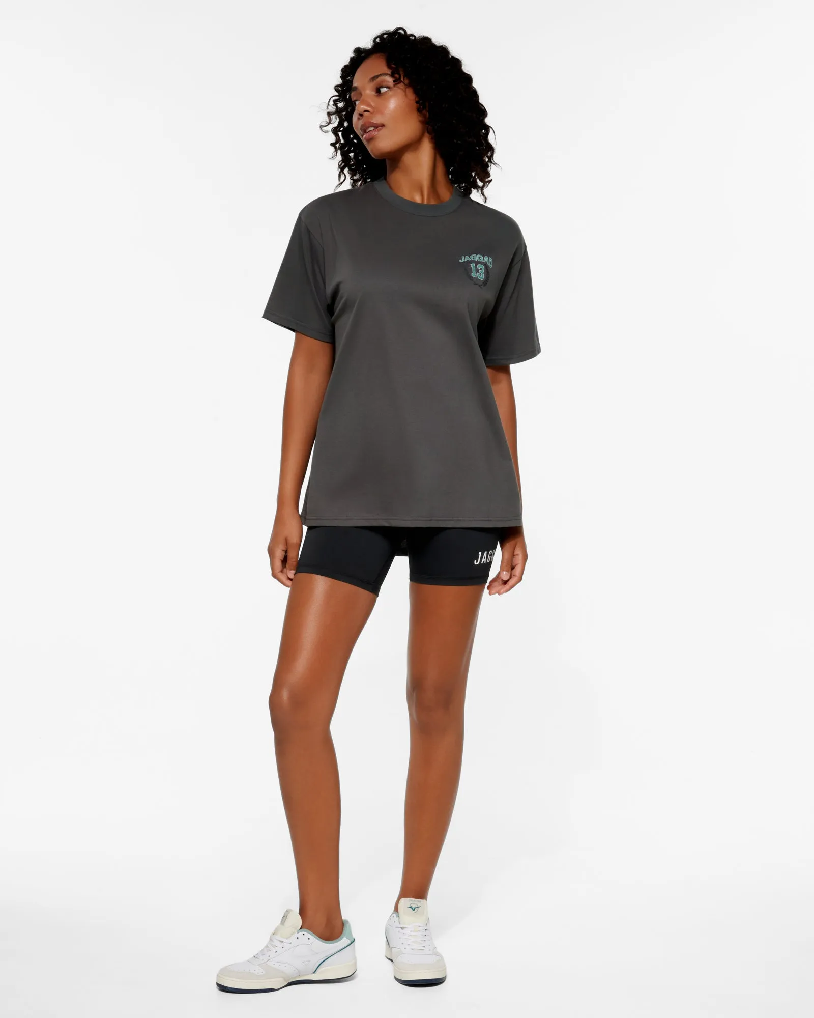 IVY LEAGUE OVERSIZED TEE STEEL