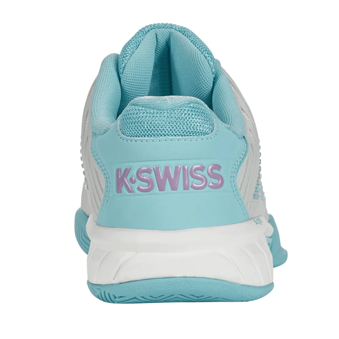 K-Swiss Womens Hypercourt Express 2 Tennis Shoes - Bright White / Blue