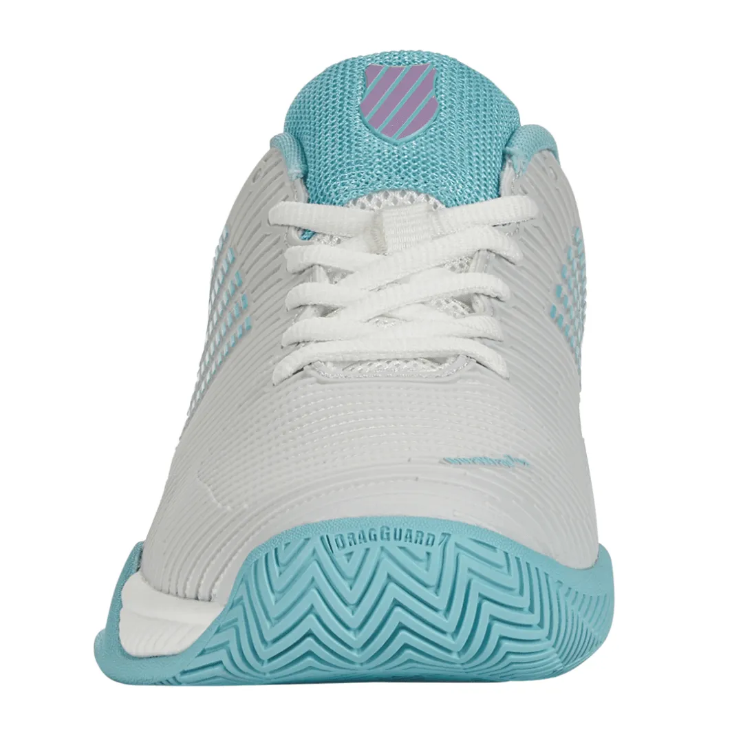 K-Swiss Womens Hypercourt Express 2 Tennis Shoes - Bright White / Blue