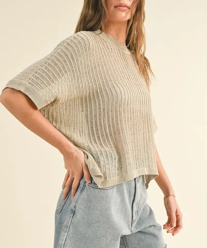 Knit Top - Stone