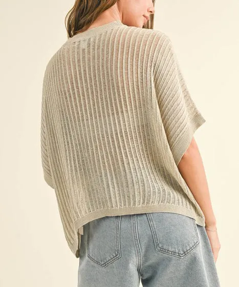 Knit Top - Stone