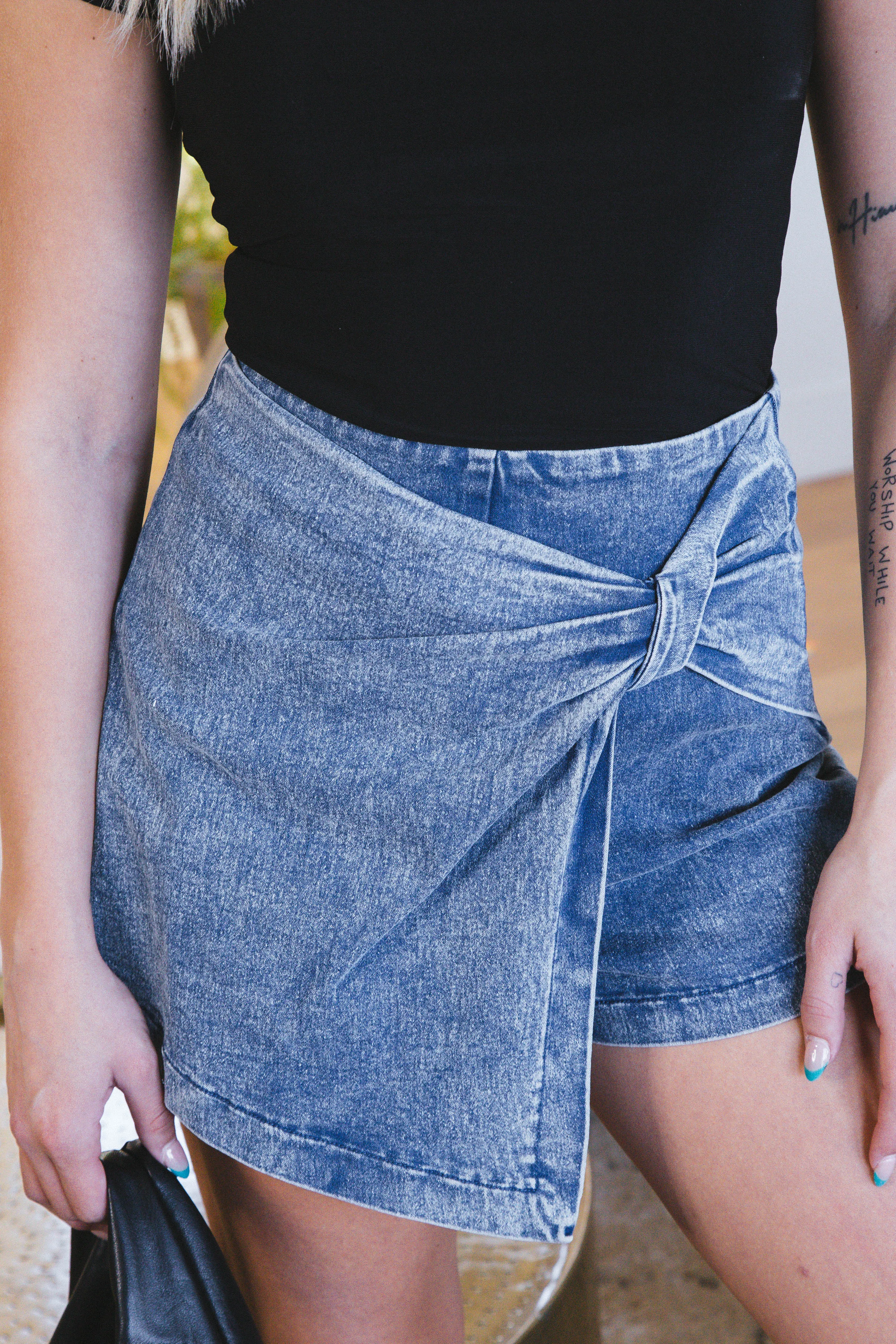 Mirabella Denim Skort, Denim Acid