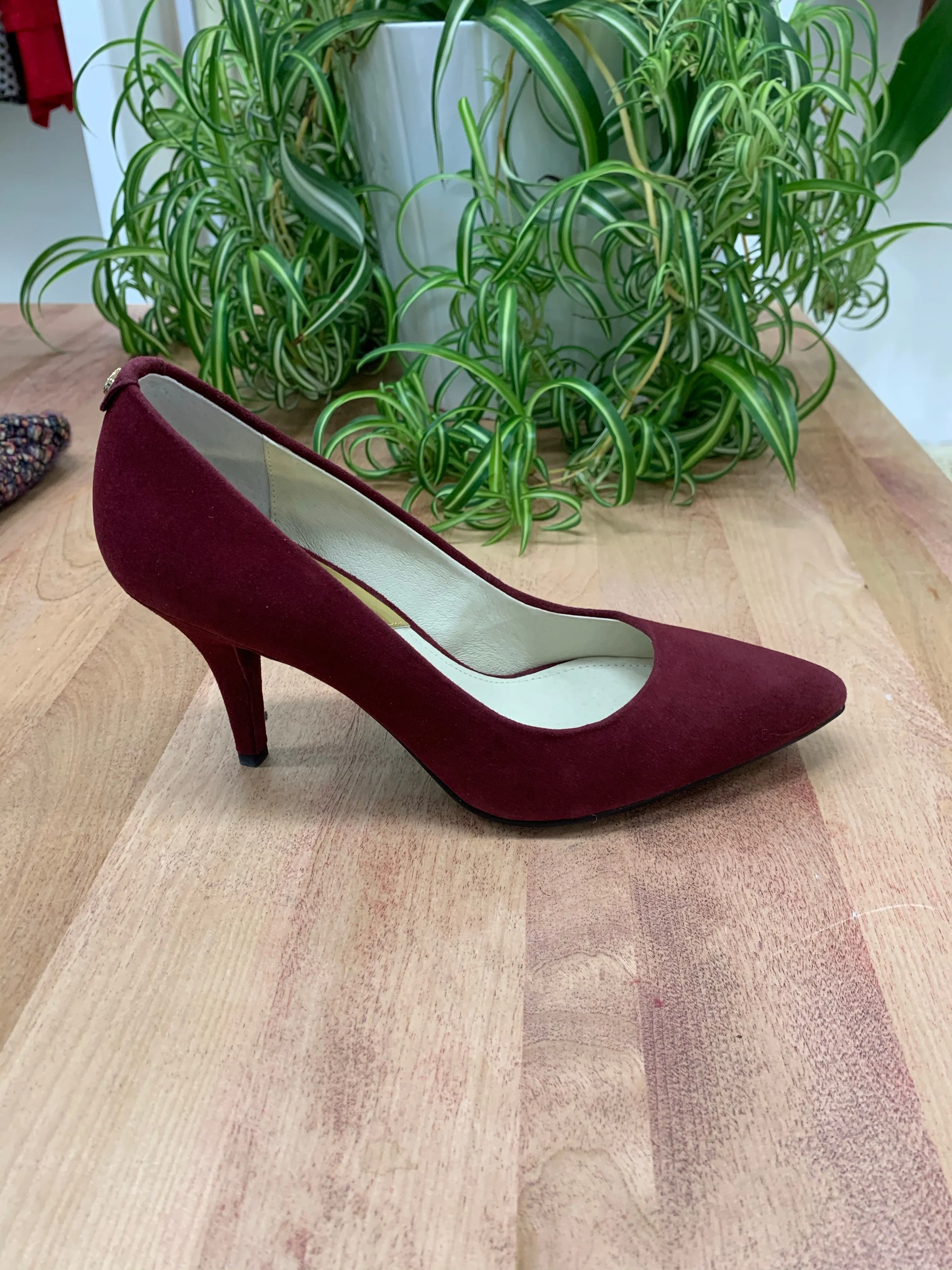 MK Suede Pump