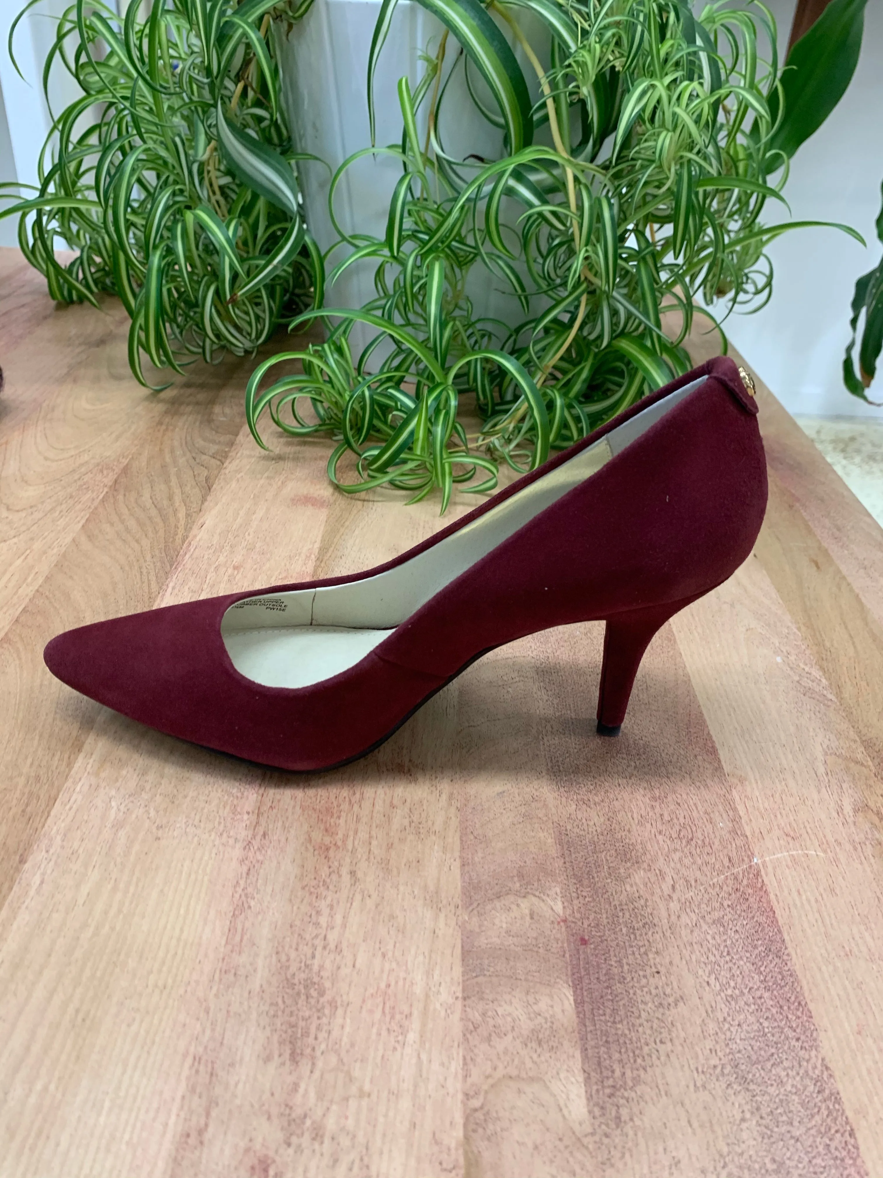 MK Suede Pump