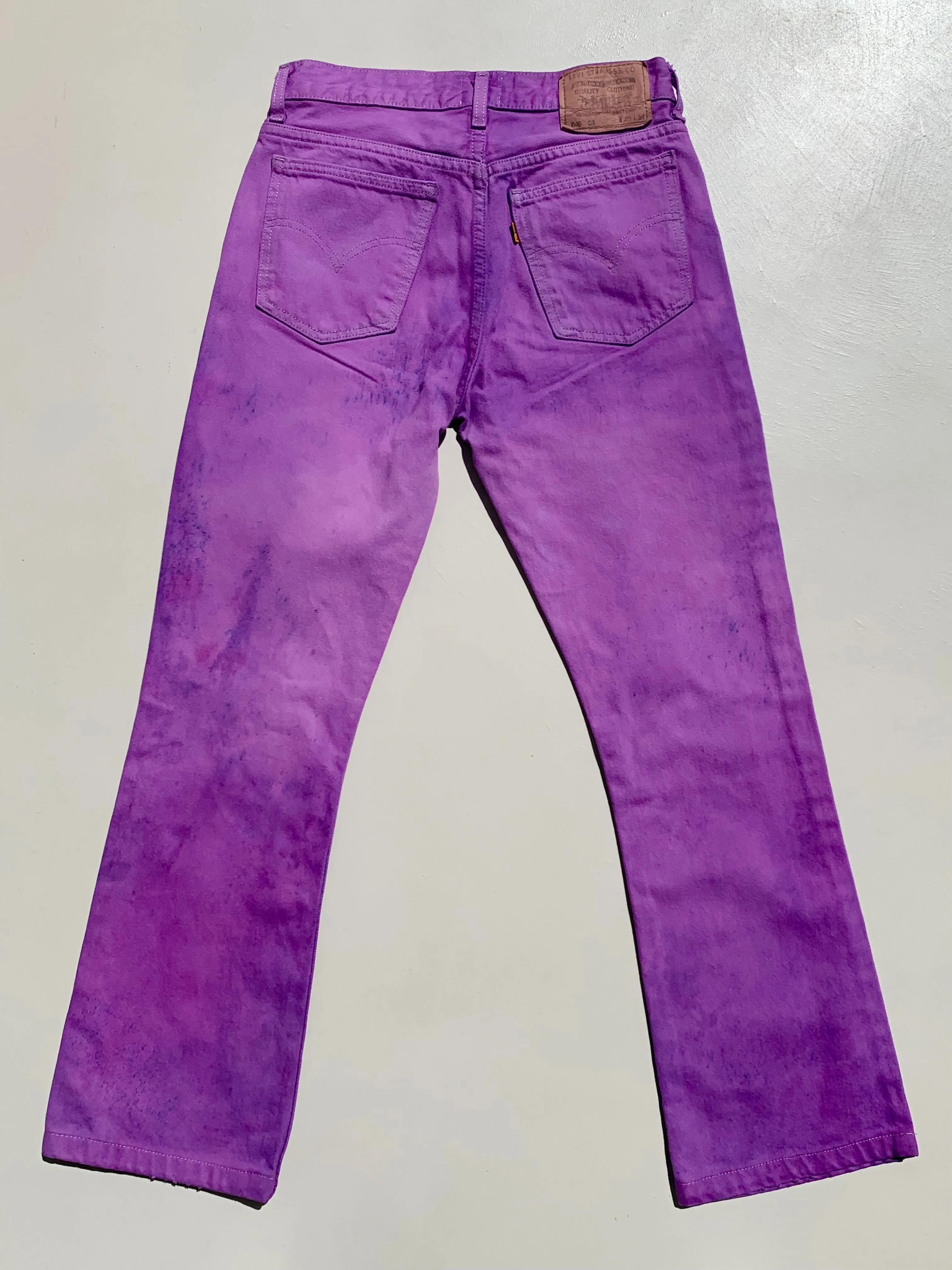 MK VINTAGE LILAC DENIM JEANS talla S/M