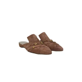 Mules Argentini Suede Brown