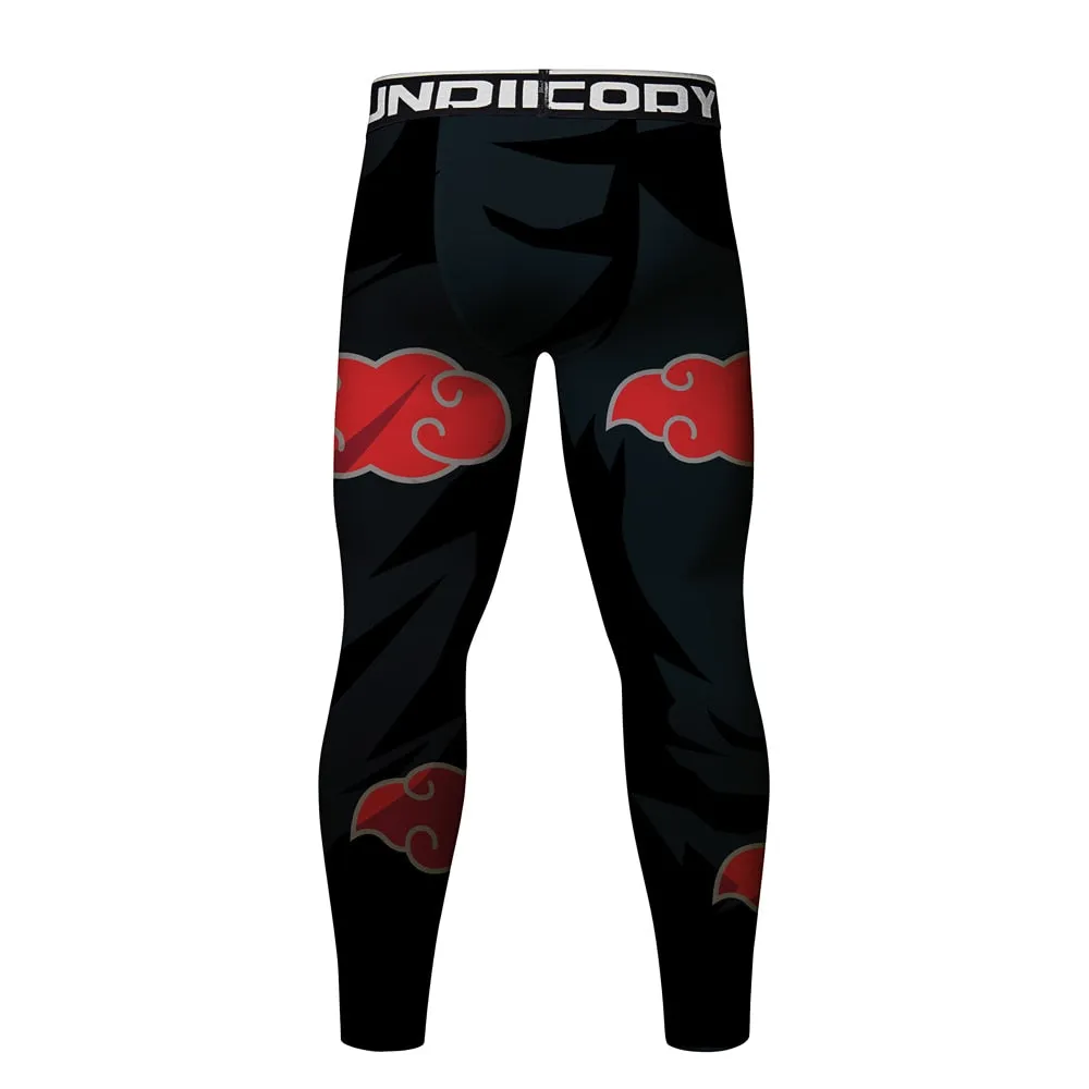 Naruto 'Akatsuki' Elite Short Sleeve Compression Rash Guard Set