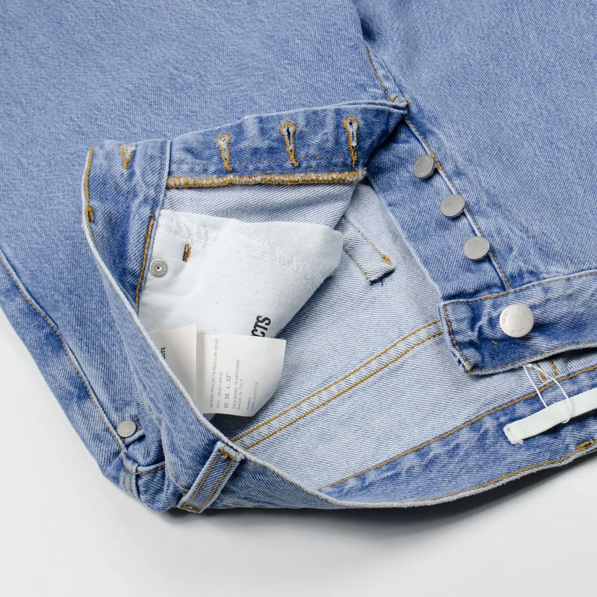 Norse Projects - Norse Regular Denim - Bleached