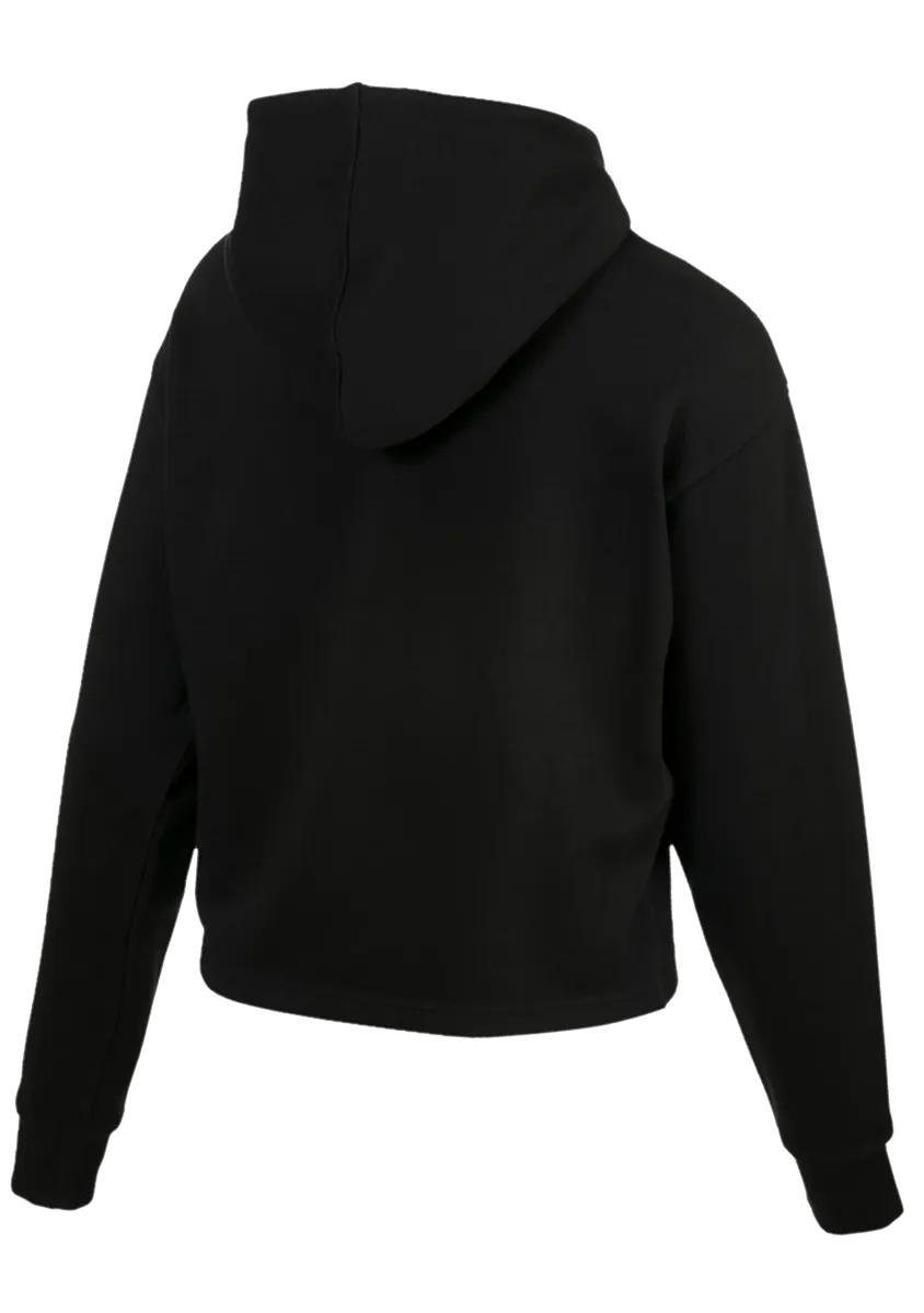 PUMA WOMEN'S ESS CROPPED BLACK HOODIE