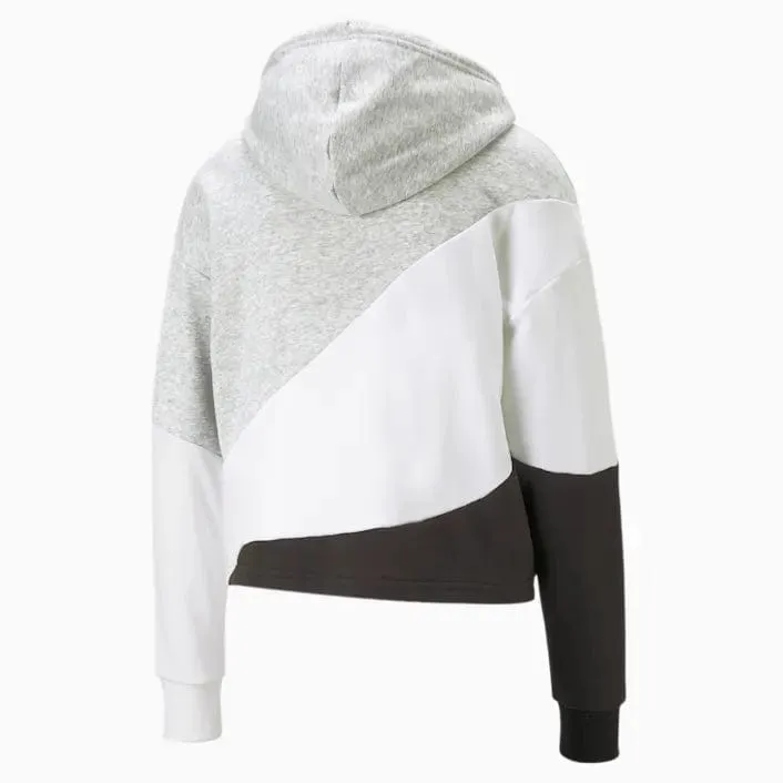 PUMA WOMEN'S POWER CAT GREY HOODIE