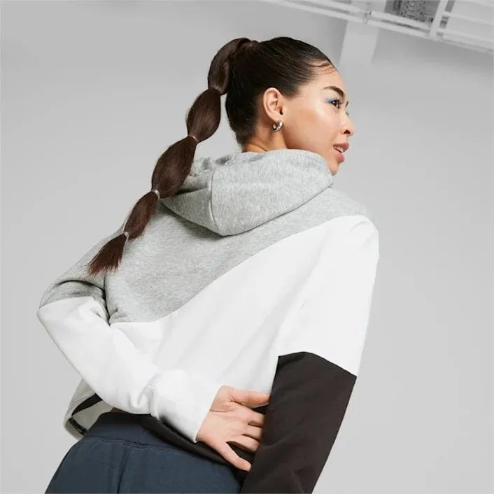 PUMA WOMEN'S POWER CAT GREY HOODIE