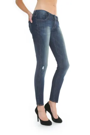 Siwy Denim - 'Hannah In Odyssey' - Distressed Blue Skinny Jeans