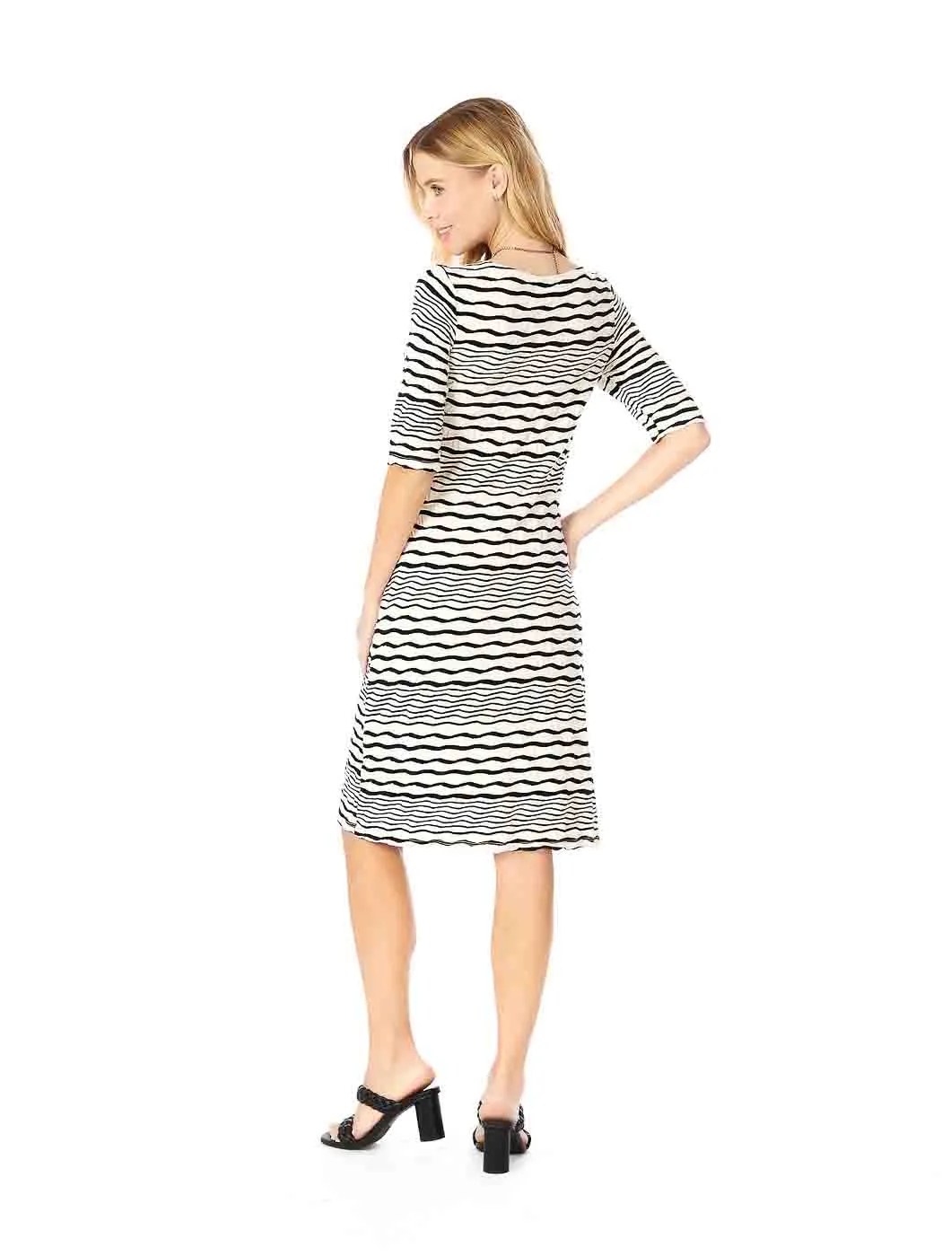 Tianello Stripe Knit, Jersey Jacquard, "S.S. Ballet Dress"