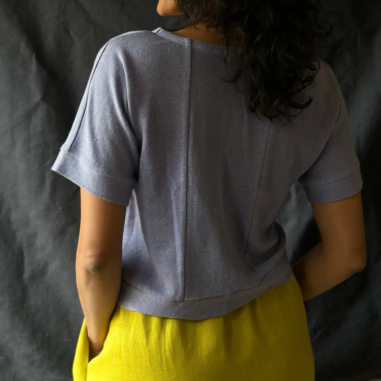 Women's Hemp Pieces Top - 100% Hemp - Lilac *Returning Soon